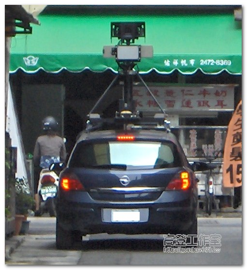Google街景車現身台中