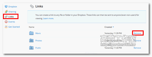 Dropbox 分享任意檔案或資料夾
